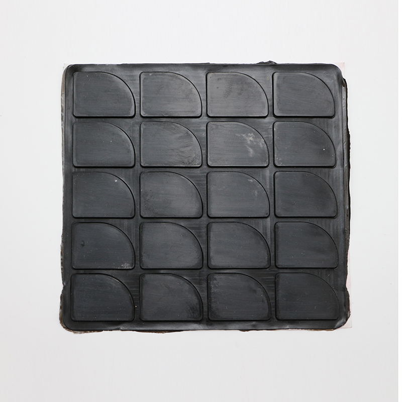 Silicone rubber backing pad